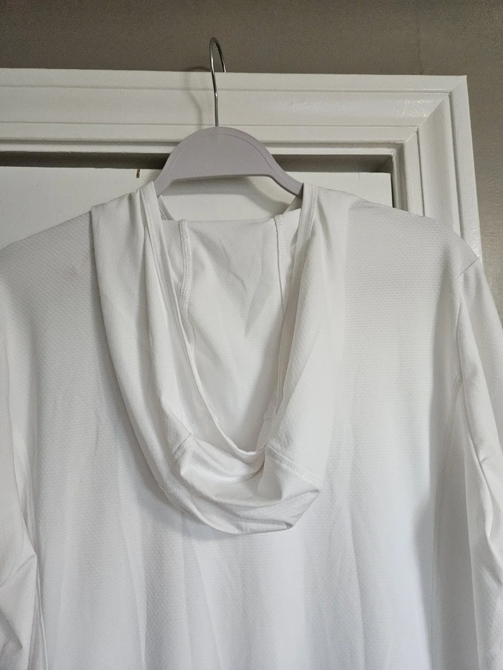 Baleaf White Women's Zip Swim Coverup with Hood